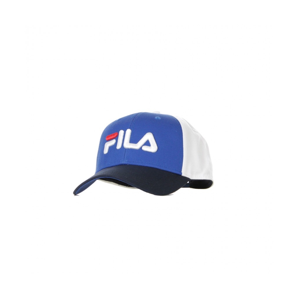 CAPPELLINO VISIERA CURVA KAN ROYAL BLUE/BLACK IRIS/BRIGHT WHITE
