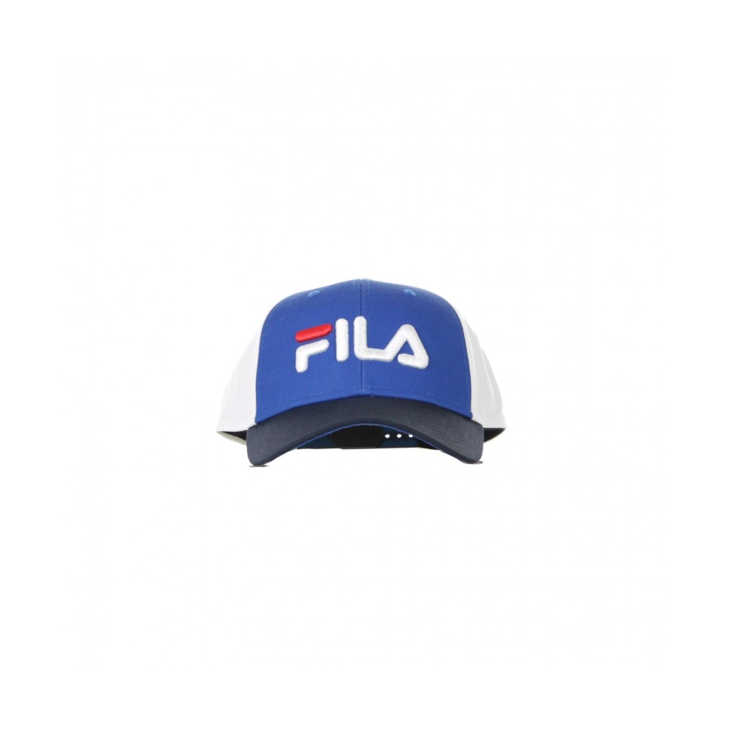CAPPELLINO VISIERA CURVA KAN ROYAL BLUE/BLACK IRIS/BRIGHT WHITE