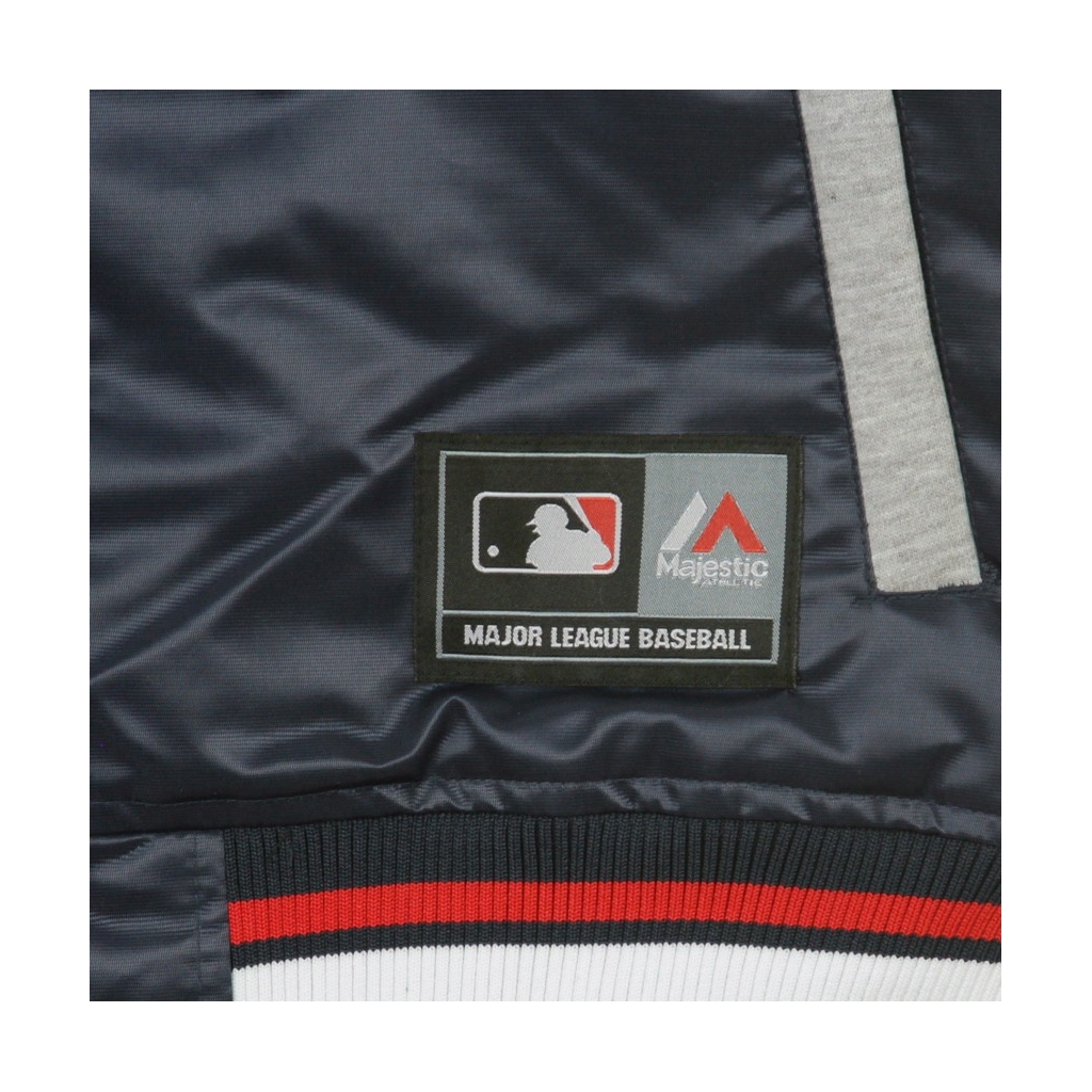 GIUBBOTTO COLLEGE MLB CREECH MIX FABRIC VARSITY JACKET NEYYAN NAVY/WHITE/RED