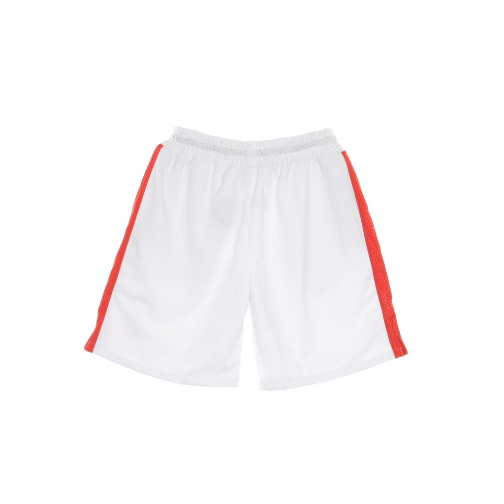 PANTALONCINO TIPO BASKET RAY ACTIVE SHORT WHITE/RED