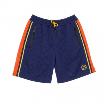 PANTALONCINO TIPO BASKET BASKET ACTIVE SHORT BLUE/ORANGE