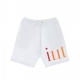 PANTALONE CORTO TUTA UNITED SHORTS WHITE