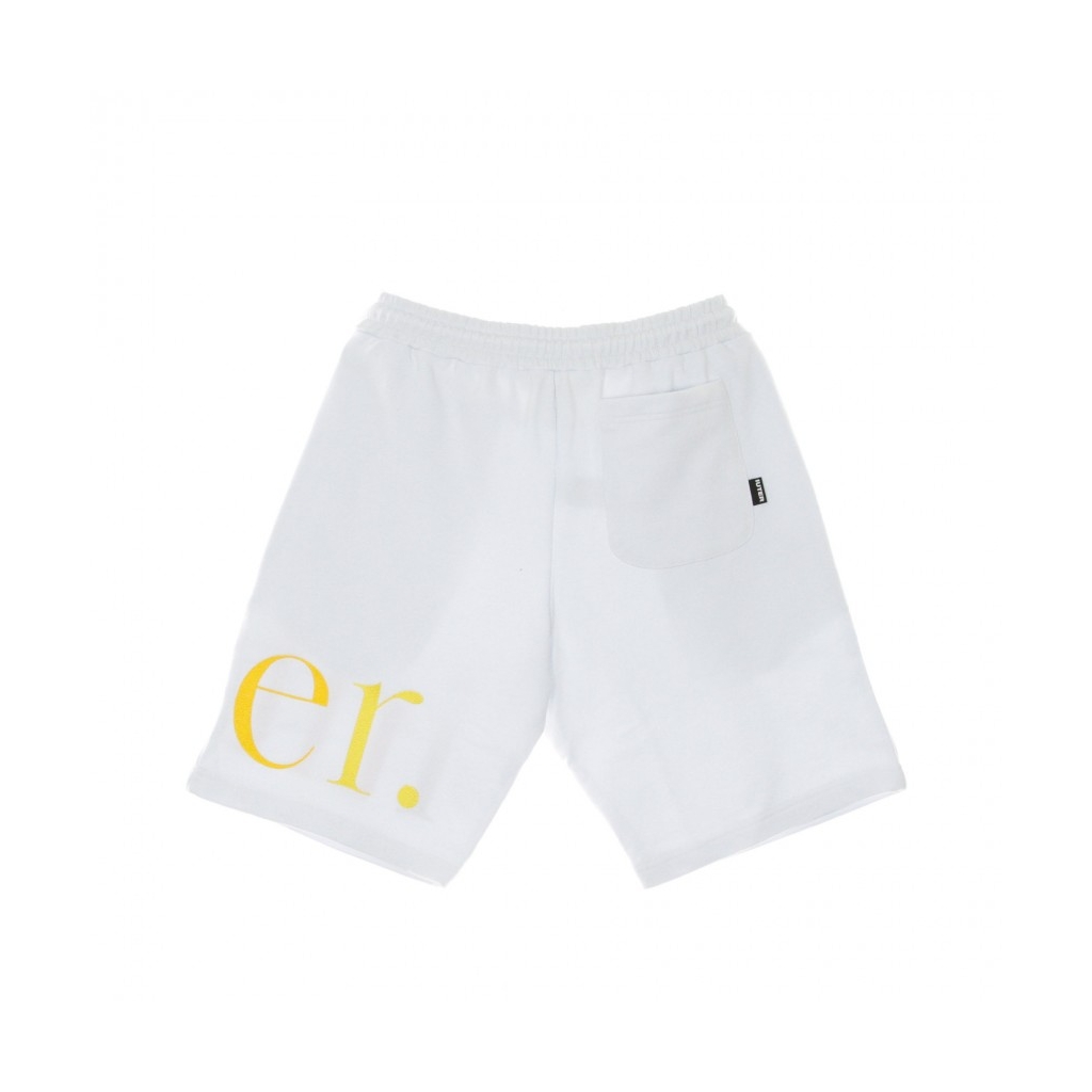 PANTALONE CORTO TUTA UNITED SHORTS WHITE