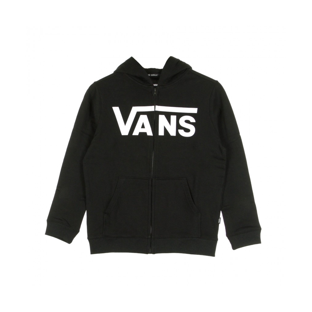FELPA CAPPUCCIO ZIP CLASSIC ZIP BLACK/WHITE