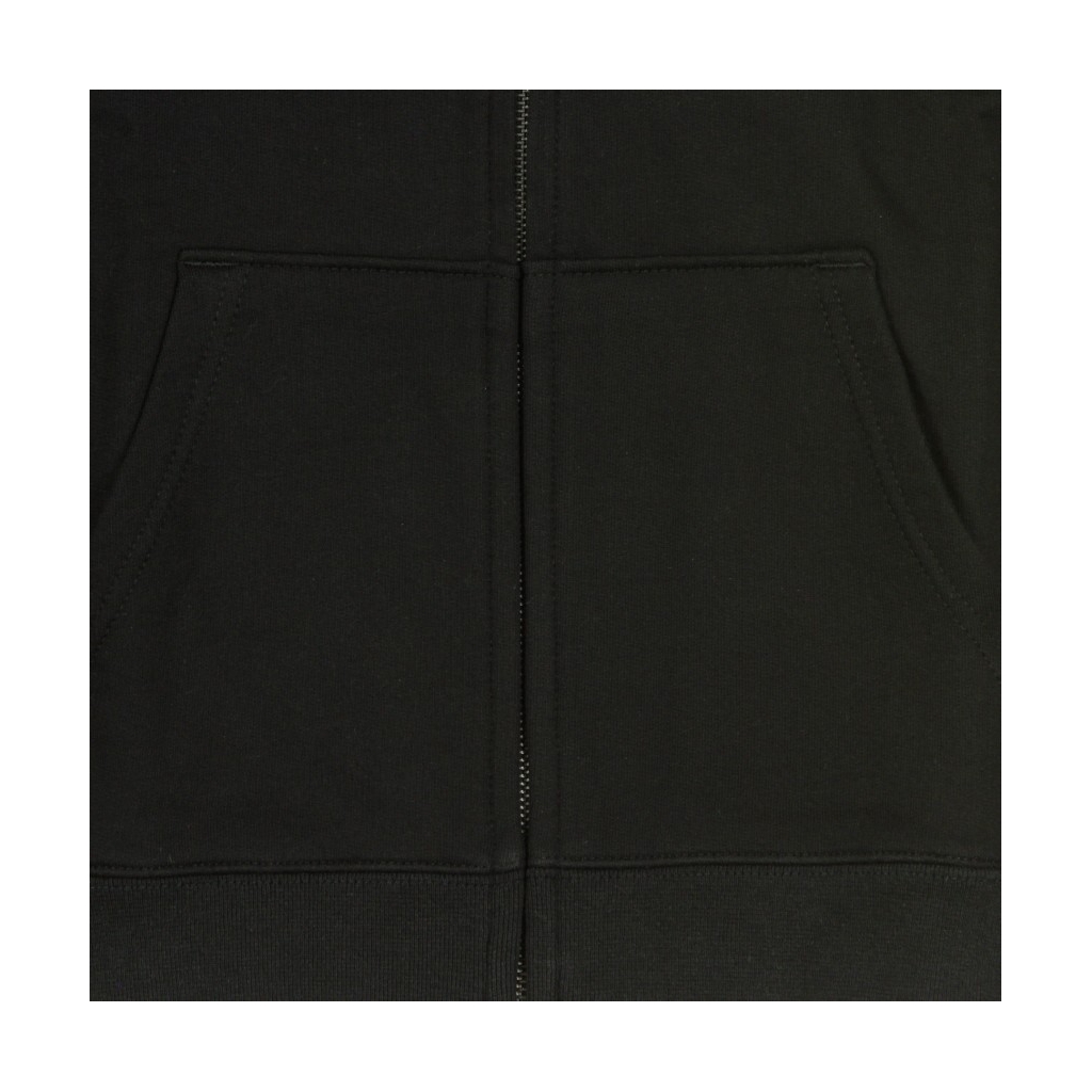 FELPA CAPPUCCIO ZIP CLASSIC ZIP BLACK/WHITE