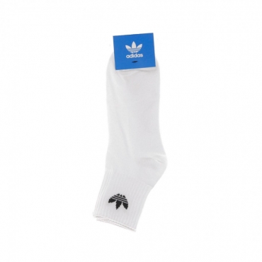 CALZA BASSA MID ANKLE SOCKS WHITE/WHITE/BLACK