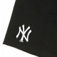 PANTALONE CORTO TUTA MLB LOGO JERSEY SHORT NEYYAN BLACK/WHITE