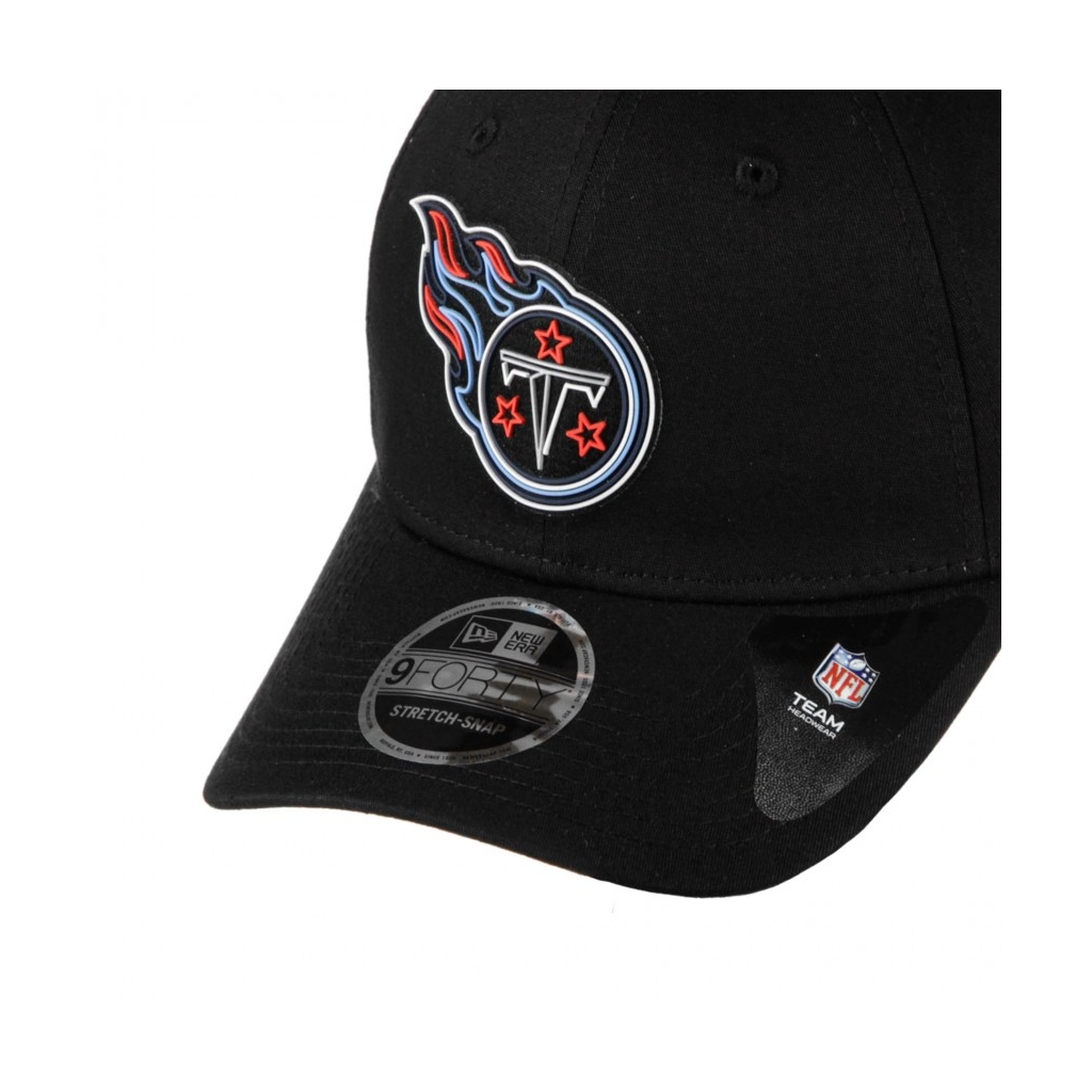 CAPPELLINO VISIERA CURVA NFL 20 DRAFT OFFICIAL 940 STRETCH SNAP TENTIT BLACK/ORIGINAL TEAM COLORS