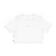 MAGLIETTA CORTA FLYING V CROP CREW SPORT WHITE
