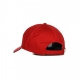 CAPPELLINO VISIERA CURVA LINEAR LOGO 6 PANEL TRUE RED