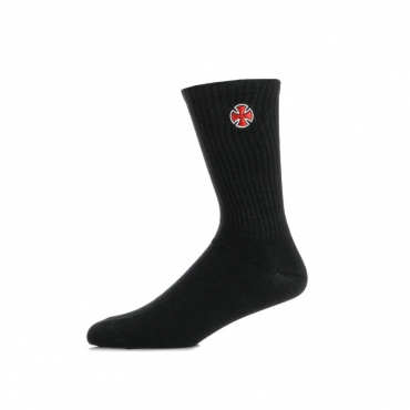 CALZA MEDIA CROSS SOCK BLACK