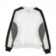 FELPA COLLO ALTO CORTA HIGHT NECK SWEATSHIRT WHITE