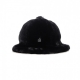 CAPPELLO DA PESCATORE FAUX FUR CASUAL BLACK