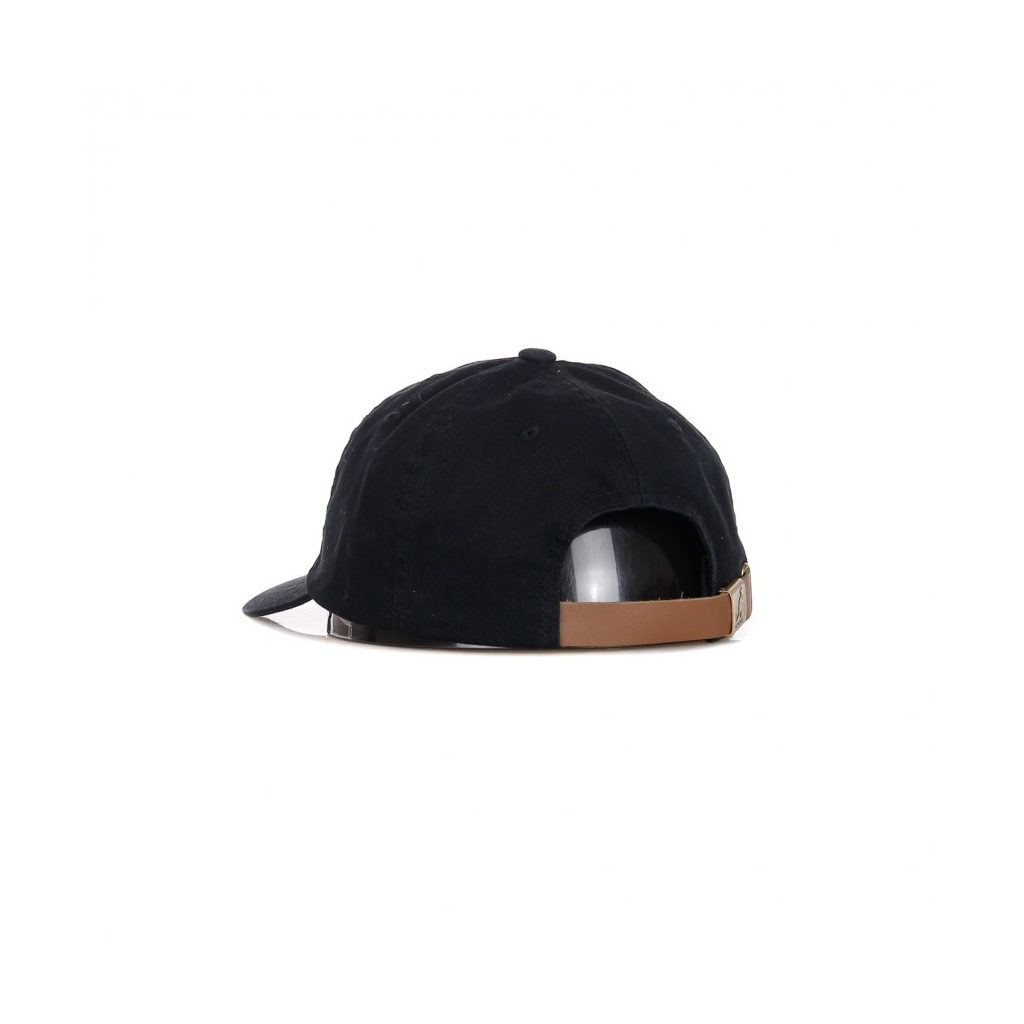 CAPPELLINO VISIERA CURVA WASHED BASEBALL BLACK