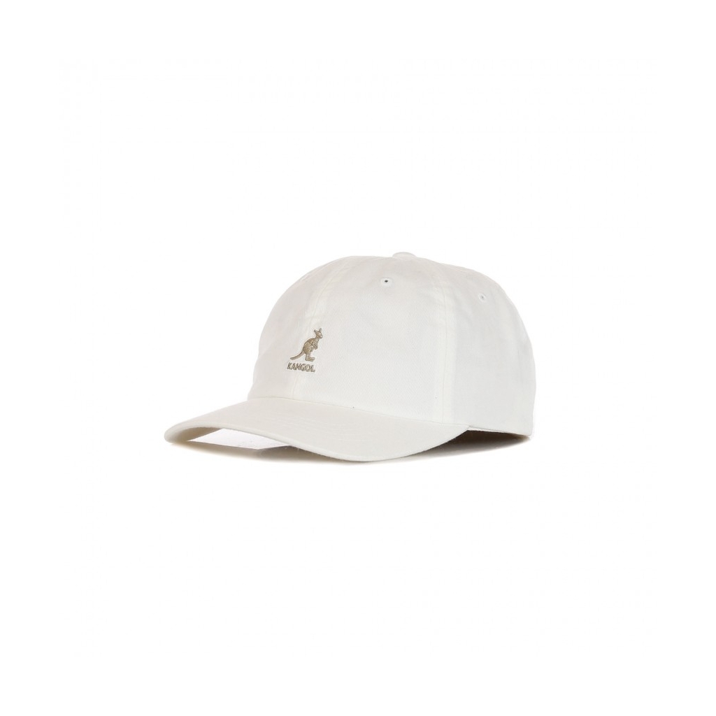 CAPPELLINO VISIERA CURVA WASHED BASEBALL WHITE