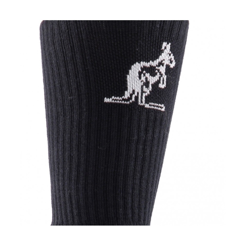 CALZA MEDIA LOGOS HARD COURT SOCKS BLACK