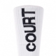 CALZA MEDIA LOGOS HARD COURT SOCKS WHITE