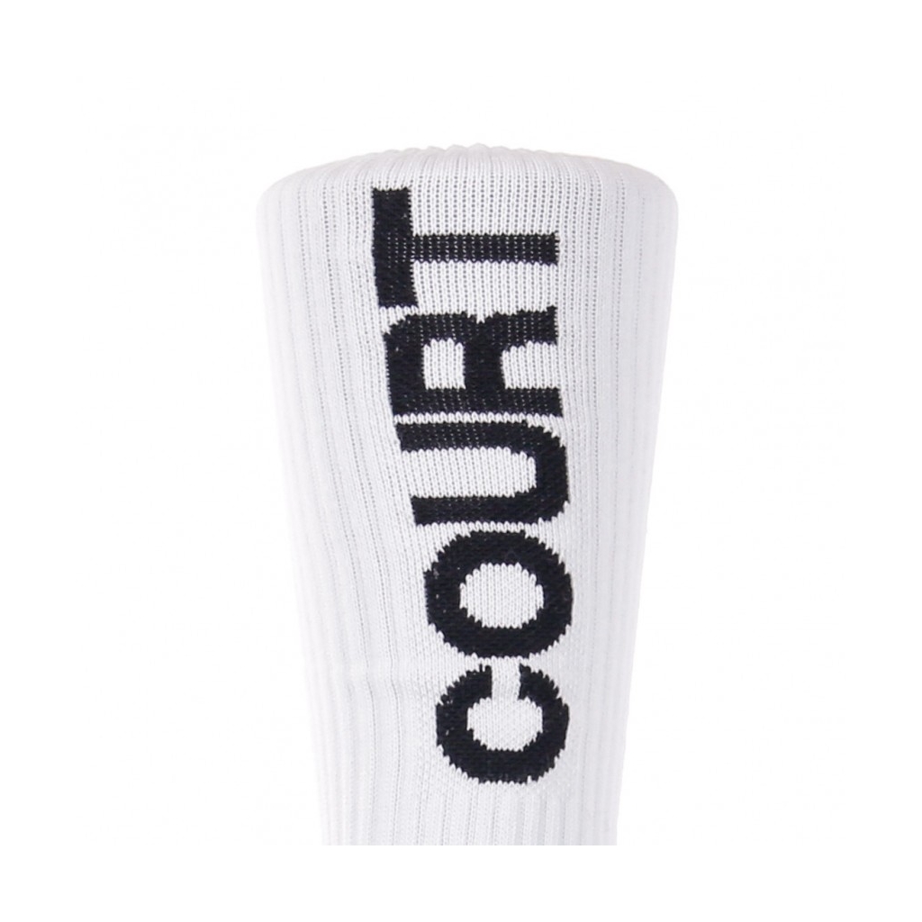 CALZA MEDIA LOGOS HARD COURT SOCKS WHITE