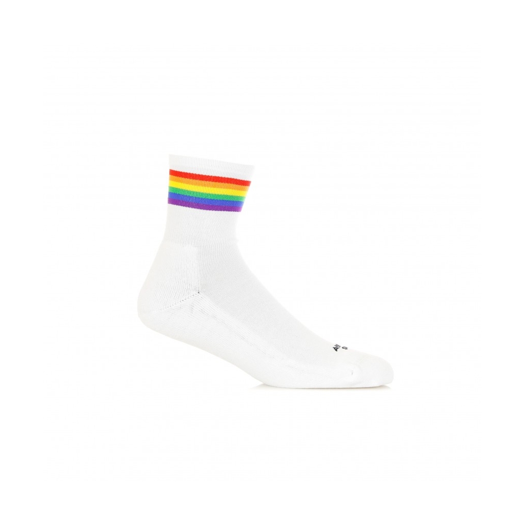 CALZA BASSA RAINBOW PRIDE WHITE