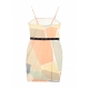 VESTITO GLEN ASPEN DRESS PEACH MULTI