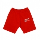 PANTALONE CORTO TUTA INFO SWEATSHORT RED