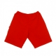 PANTALONE CORTO TUTA INFO SWEATSHORT RED