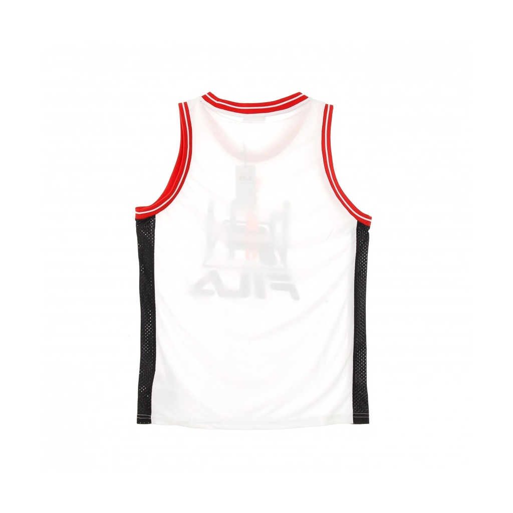 CANOTTA TIPO BASKET FORBES TANK BRIGHT WHITE/BLACK