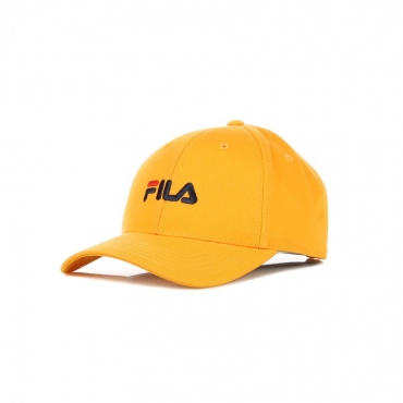 CAPPELLINO VISIERA CURVA LINEAR LOGO 6 PANEL FLAME ORANGE