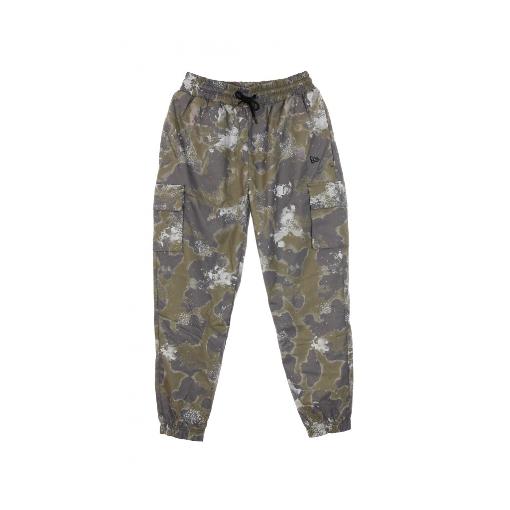 PANTALONE TUTA NE OUTDOOR UTILITY AOP TRACK PANT NEW OLIVE/LASER PRINT