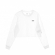 MAGLIETTA MANICA LUNGA CORTA JUNIOR V L/S CROP TEE WHITE