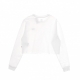 MAGLIETTA MANICA LUNGA CORTA JUNIOR V L/S CROP TEE WHITE