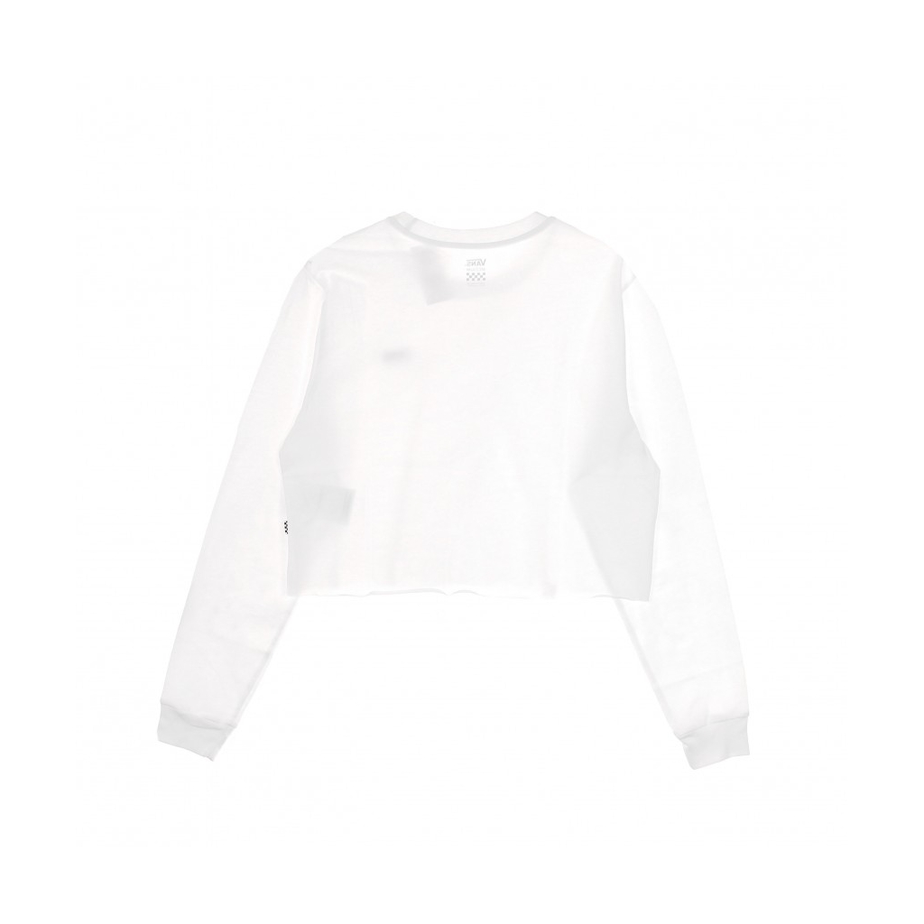 MAGLIETTA MANICA LUNGA CORTA JUNIOR V L/S CROP TEE WHITE