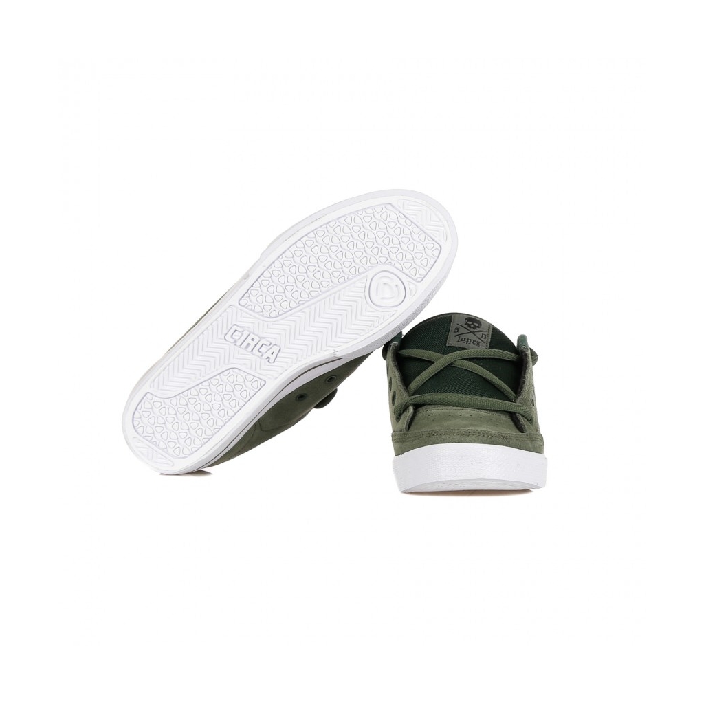 SCARPA BASSA LOPEZ 50 OLIVE/WHITE