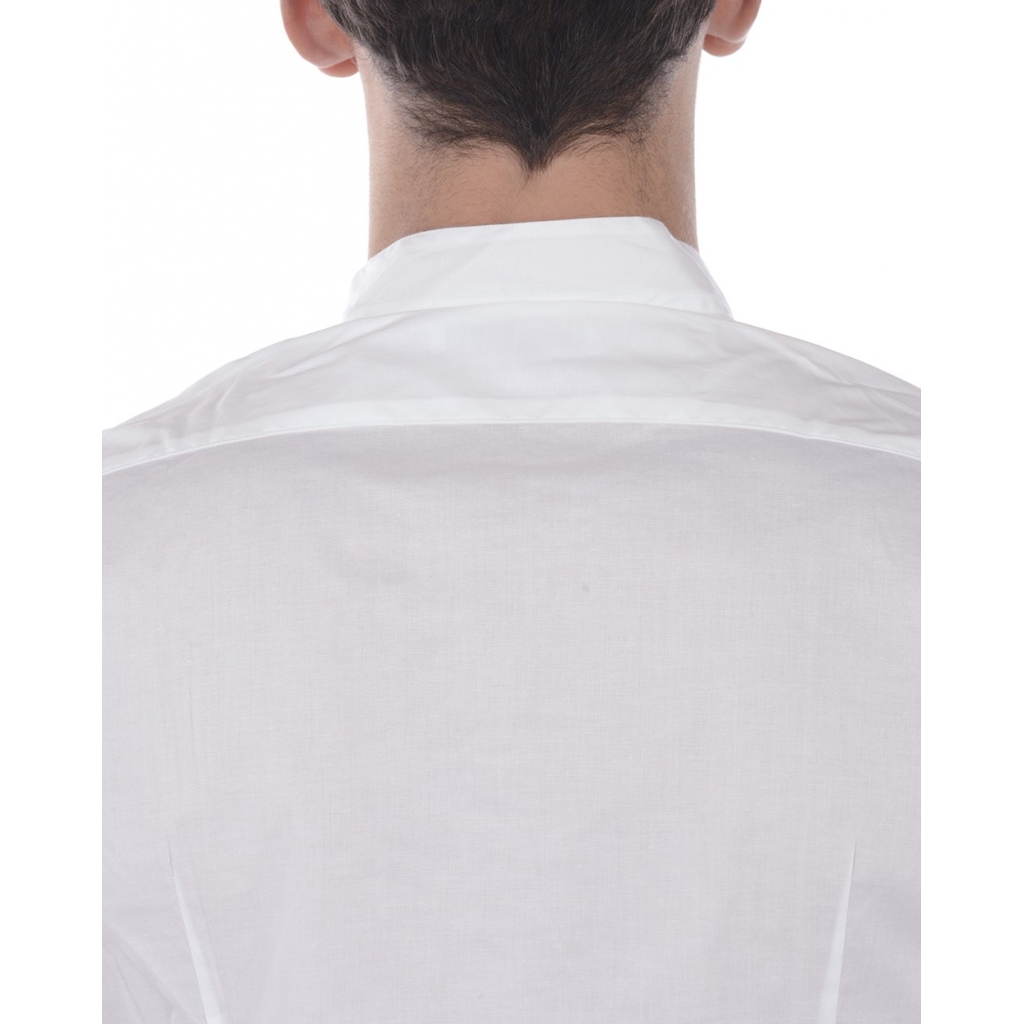CAMICIA CAMICIA PETTORINA CON PLISSE BIANCO