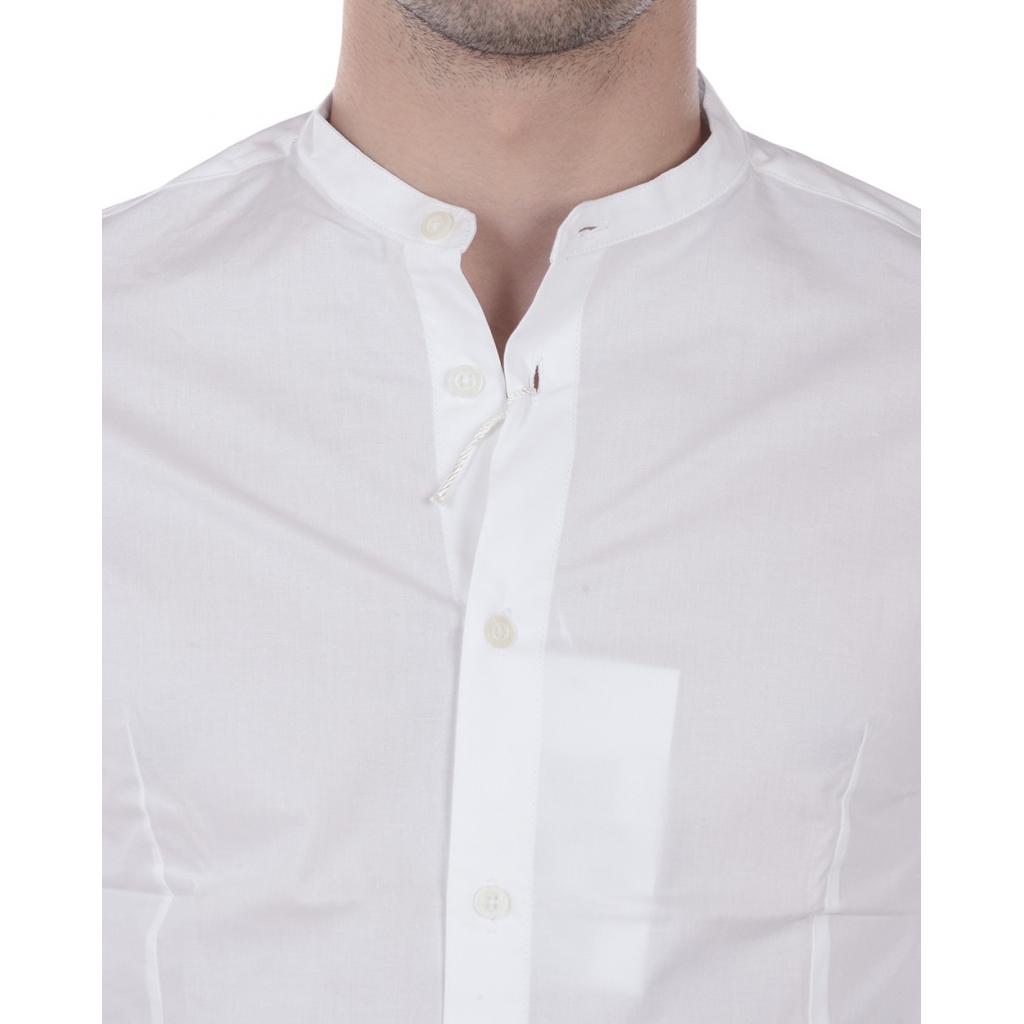 CAMICIA CAMICIA KOREANA SLIM FIT BIANCO