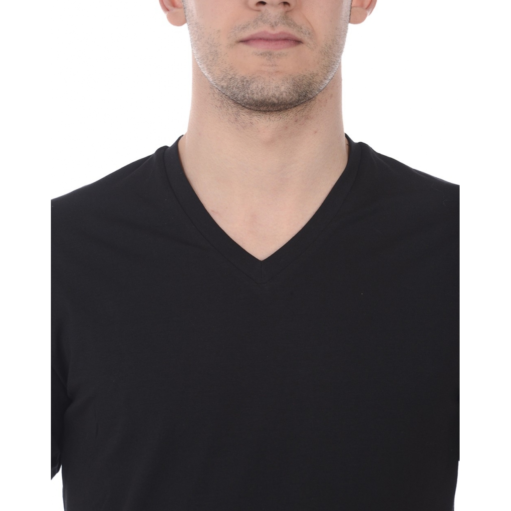 T-SHIRT MAGLIA V UNITO ST NERO