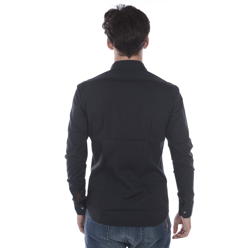 CAMICIA CAMICIA BASICA SLIM FIT NERO