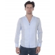 CAMICIA CAMICIA SMOKING CONTRASTO AZZURRO