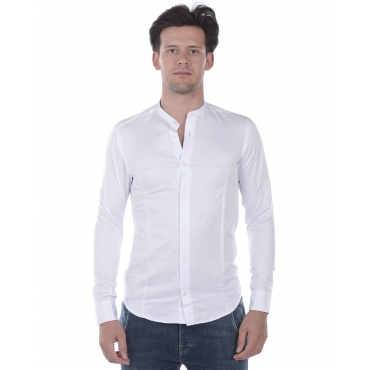 CAMICIA CAMICIA KOREANA SLIM FIT BIANCO