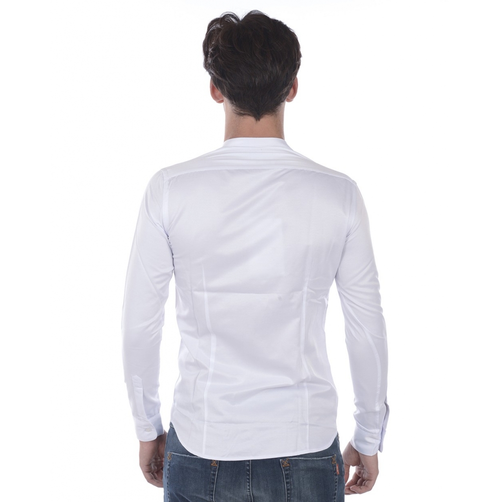 CAMICIA CAMICIA KOREANA SLIM FIT BIANCO
