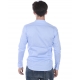 CAMICIA CAMICIA KOREANA SLIM FIT AZZURRO