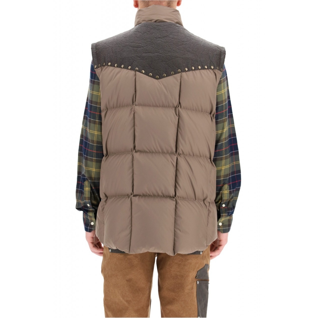 GILET MARRONE