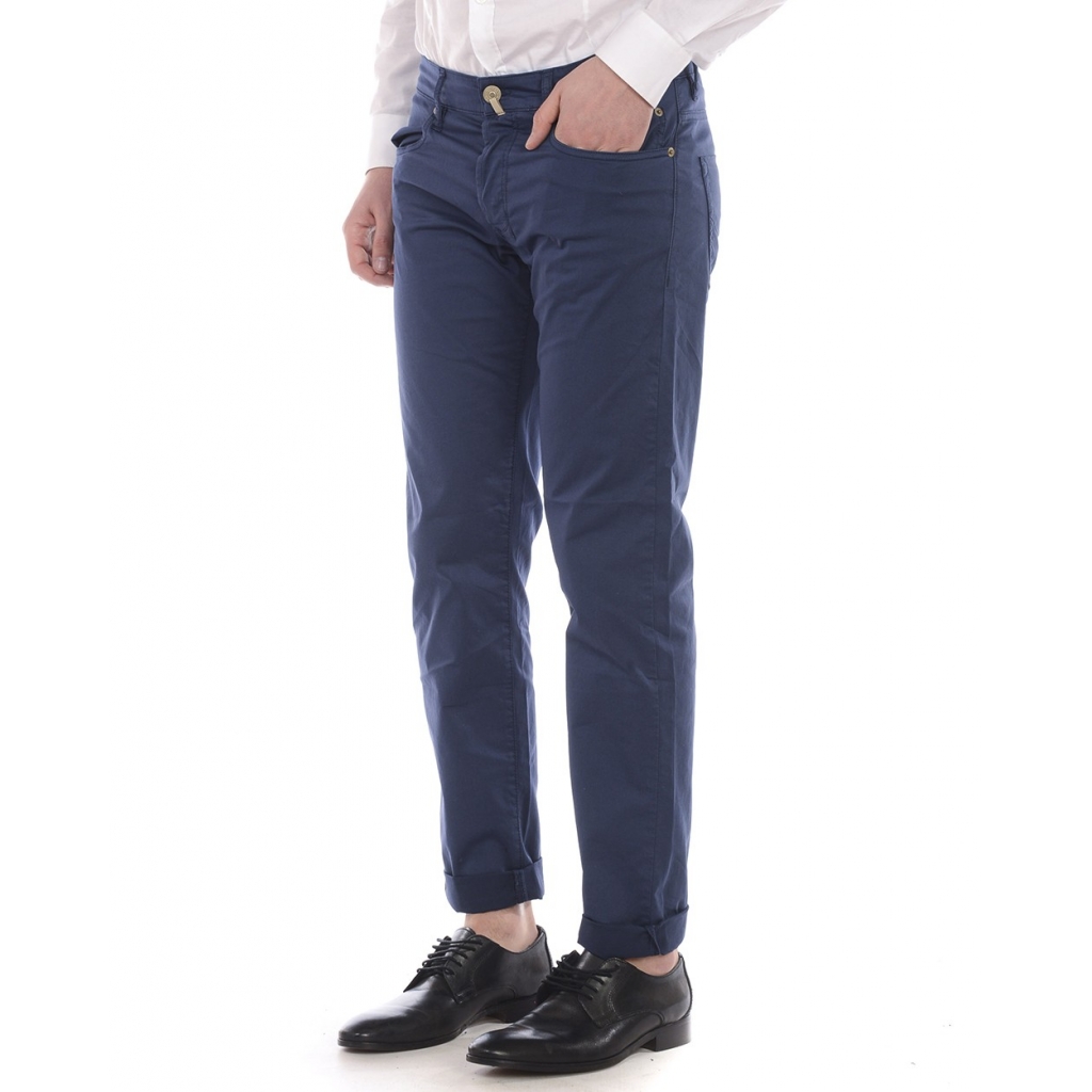 PANTALONI PANTALONE 5 TASCHE BLU