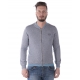 MAGLIA ZIPPED TIGER JUMPER GRIGIO