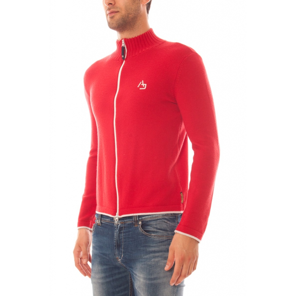 MAGLIONE MADE IN ITALY ROSSO