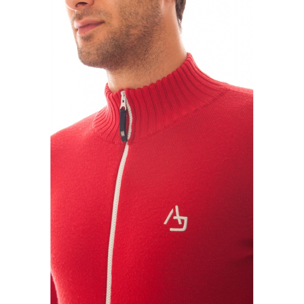 MAGLIONE MADE IN ITALY ROSSO