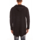 FELPA CAPPOTTO CAPPUCCIO BLU