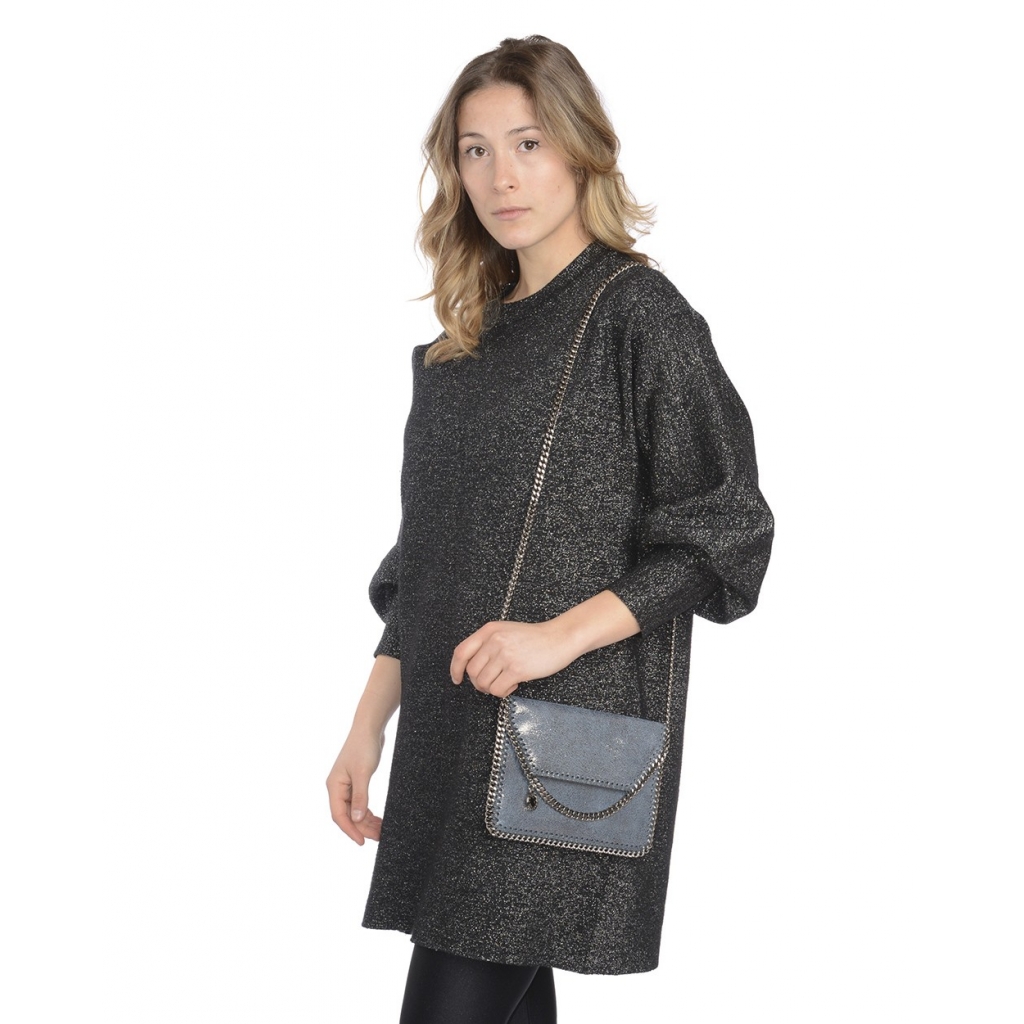 BORSA MINI FALABELLA GRIGIO
