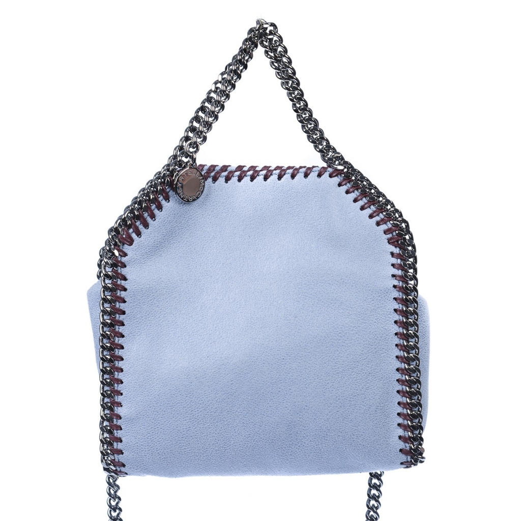 BORSA TINY FALABELLA AZZURRO