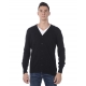 CARDIGAN MAGLIA ACCIDA NERO